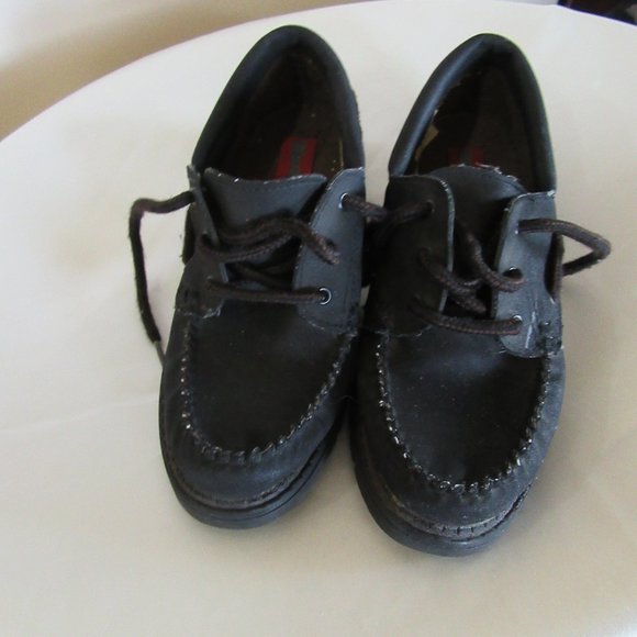 Boys lace up black shoes size 4 Vibrations - Picture 6 of 14